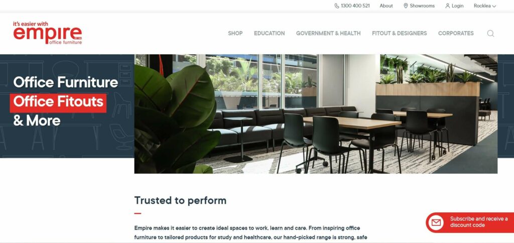 Empire Office Furniture Homepage