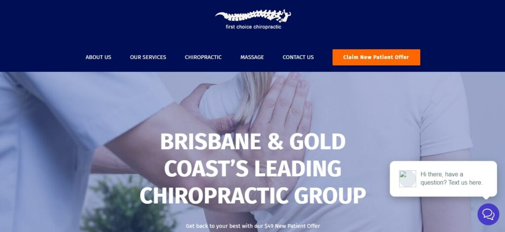 First Choice Chiropractic Homepage