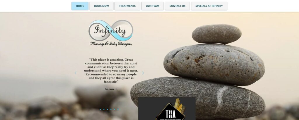 Infinity Massage & Body Therapies Homepage