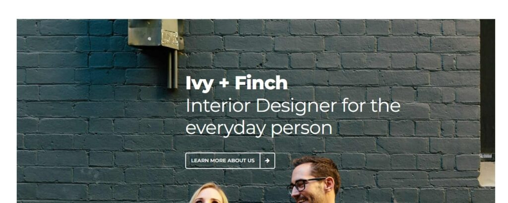 Ivy + Finch Homepage