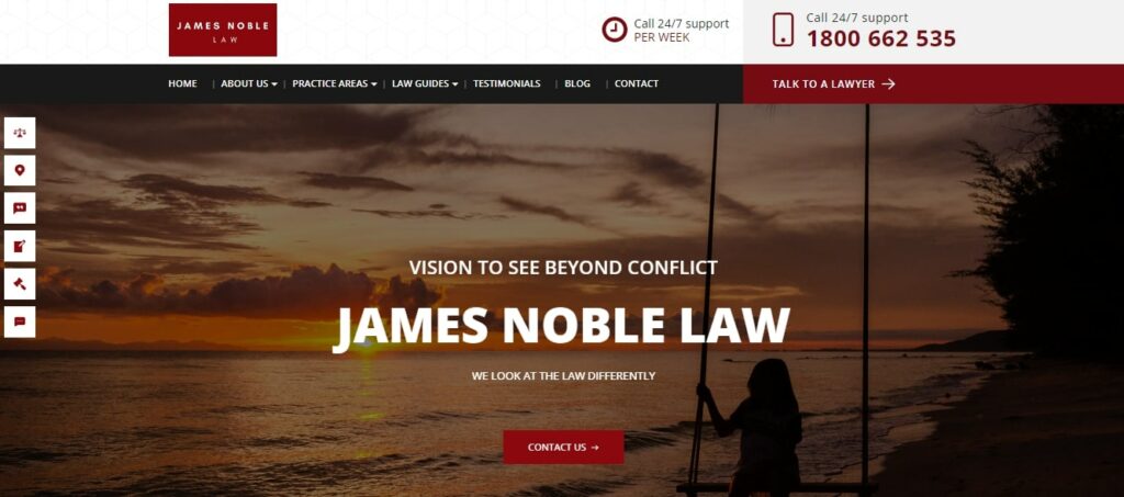 James Noble Law Homepage