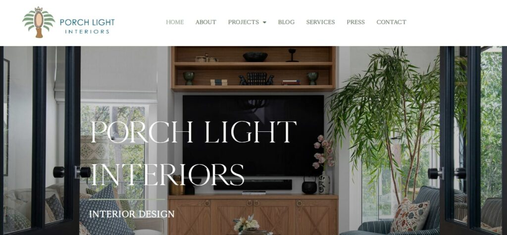 Porch Light Interiors Homepage