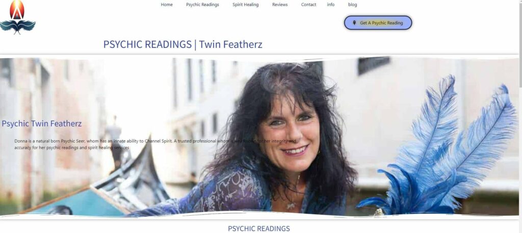 Psychic Readings Twin Featherz Homepage
