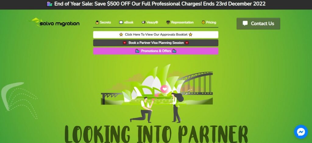 Salvo Migration Homepage