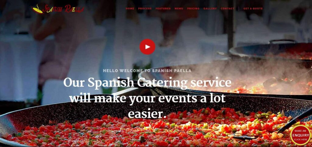 Spanish Paella Homepage