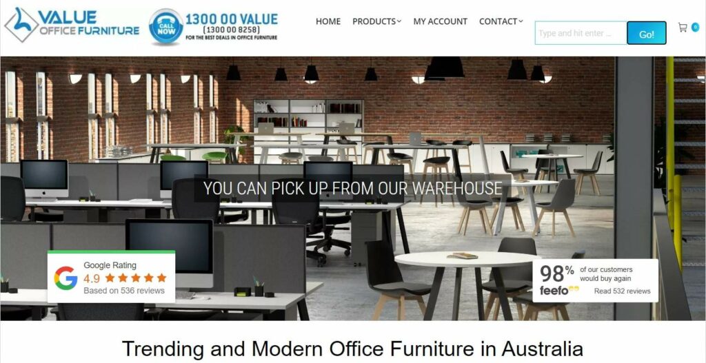 Value Office Furniture Homepage