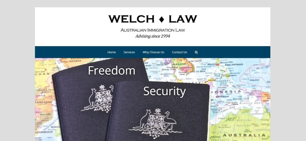 Welch Law Homepage