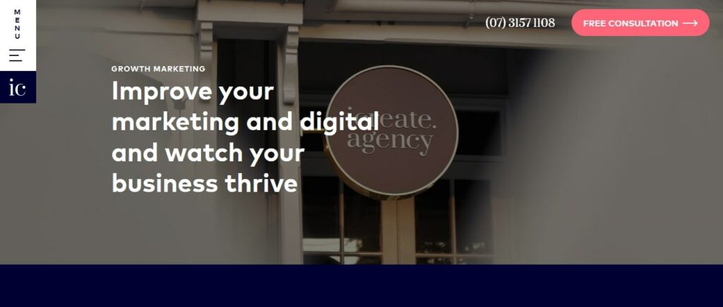 iCreate Agency Homepage