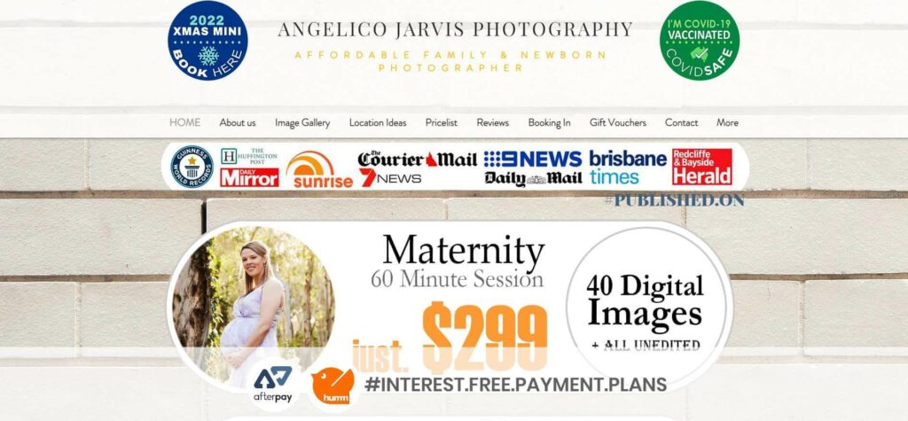 Angelico Jarvis Photography Homepage