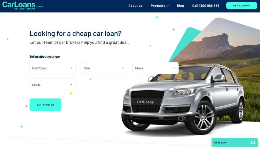 CarLoans.com.au Homepage