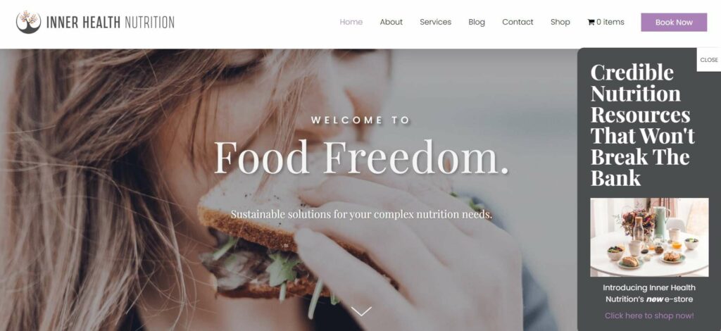 Inner Health Nutrition Homepage