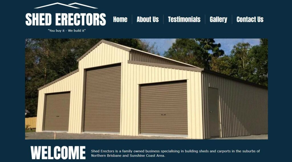 Shed Erectors Caboolture Homepage