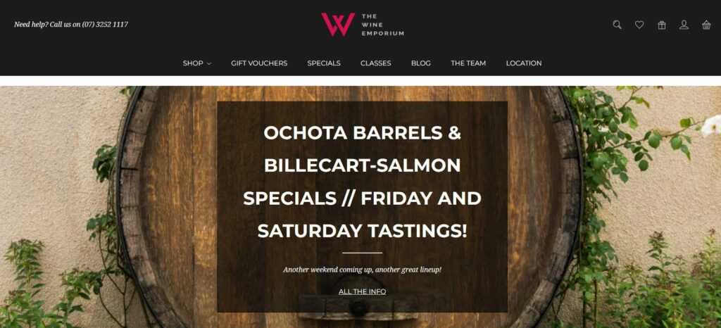The Wine Emporium Homepage