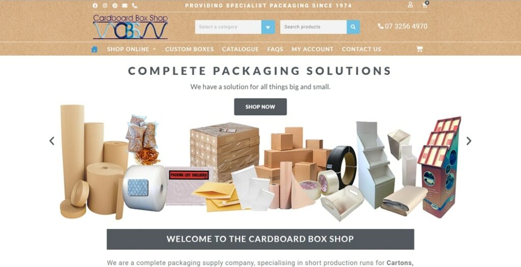 Cardboard Box Shop