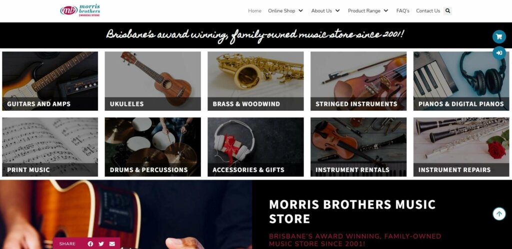 Morris Brothers Musical Store