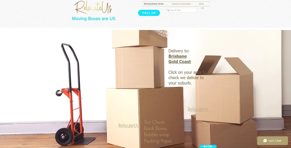 Moving Boxes are US