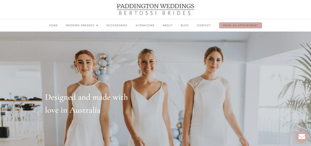 Paddington Weddings - Bertossi Brides Homepage