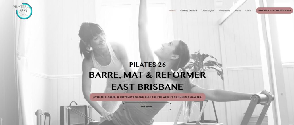 Pilates 26 - Mat, Barre & Reformer Studio
