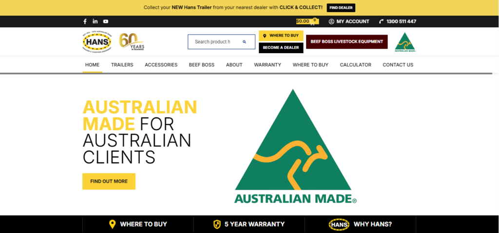 hans group homepage