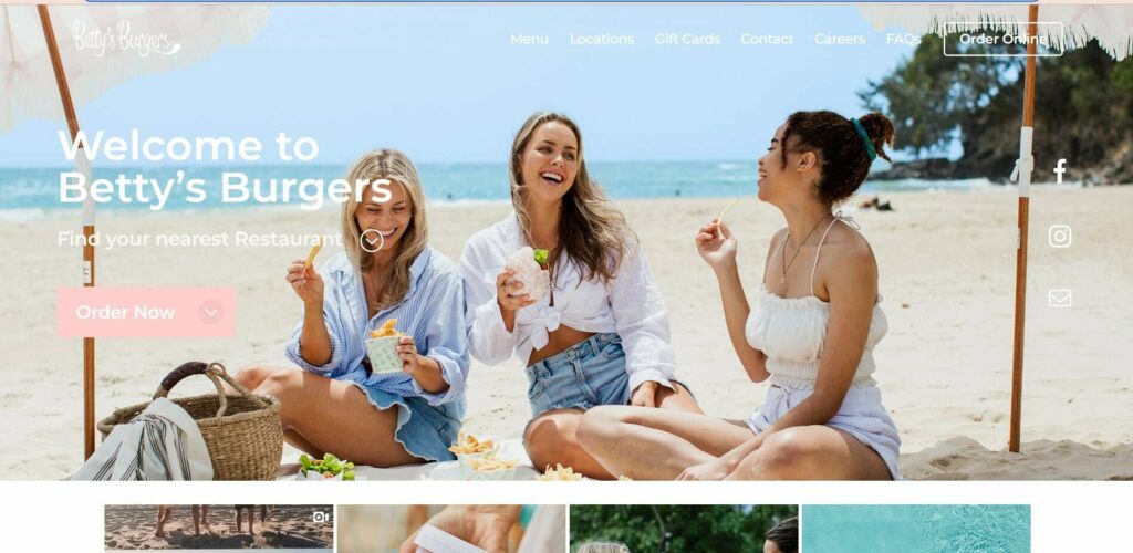 Betty’s Burgers's Homepage