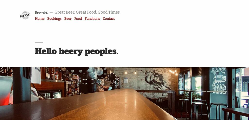 Brewski Bar's Homepage