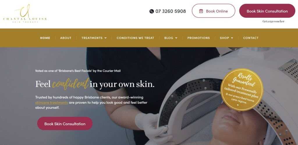 Chantal Louise Skin Therapy's Homepage