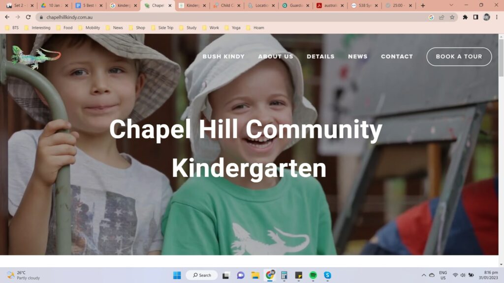 Chapel Hill Community Kindergarten's Homepage