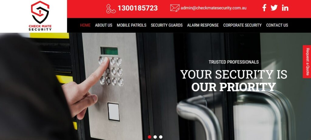 Checkmate Security Services's Homepage
