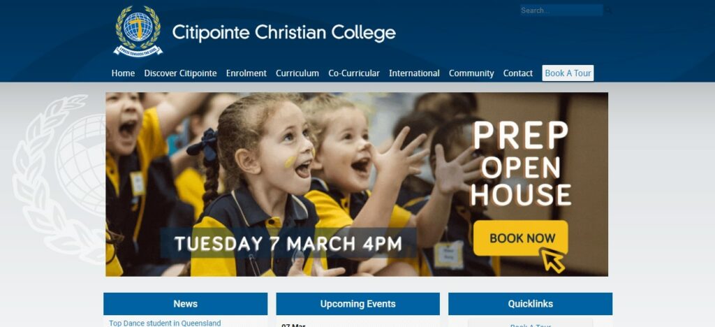 Citipointe Christian College's Homepage