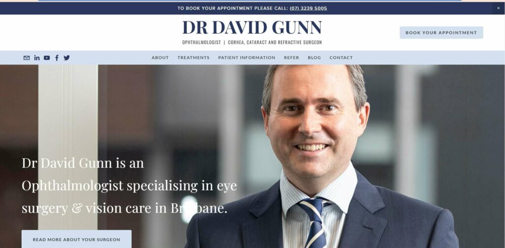 Dr. David Gunn - Queensland Eye Institute's Homepage
