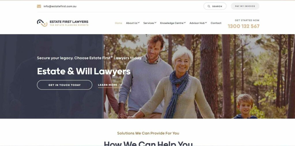 Estate First Lawyers's Homepage