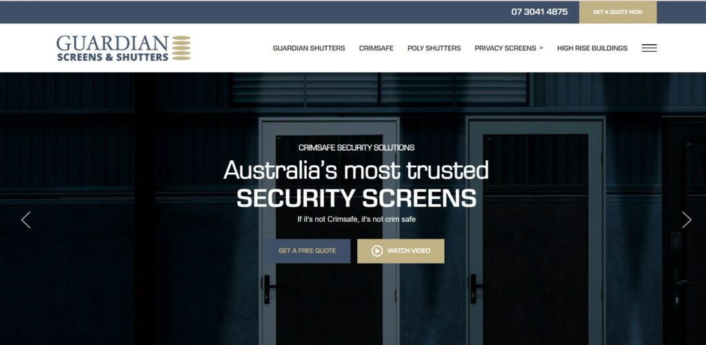 Guardian Screens & Shutters's Homepage