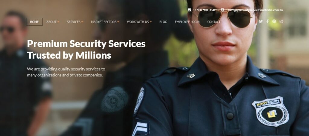 JR Security Services's Homepage