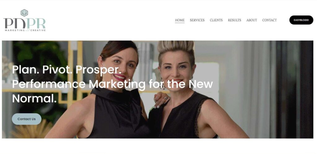 PDPR Marketing & Creative's Homepage