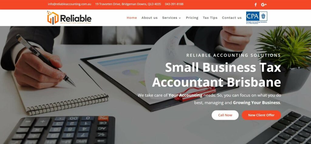 Reliable Accounting Solutions's Homepage