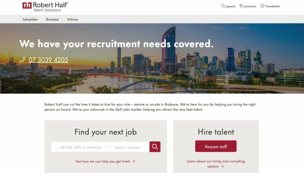 Robert Half Talent Solutions's Homepage