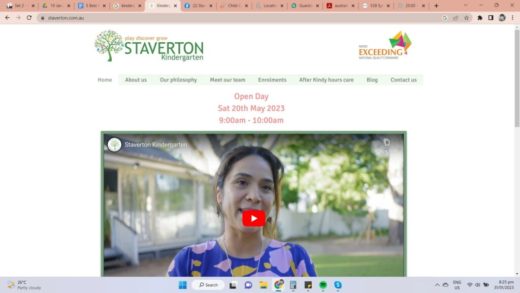 Staverton Kindergarten's Homepage