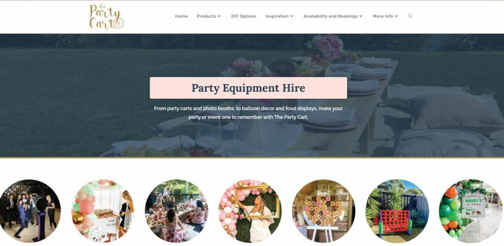The Party Cart's Homepage