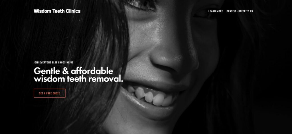 Wisdom Teeth Clinics's Homepage