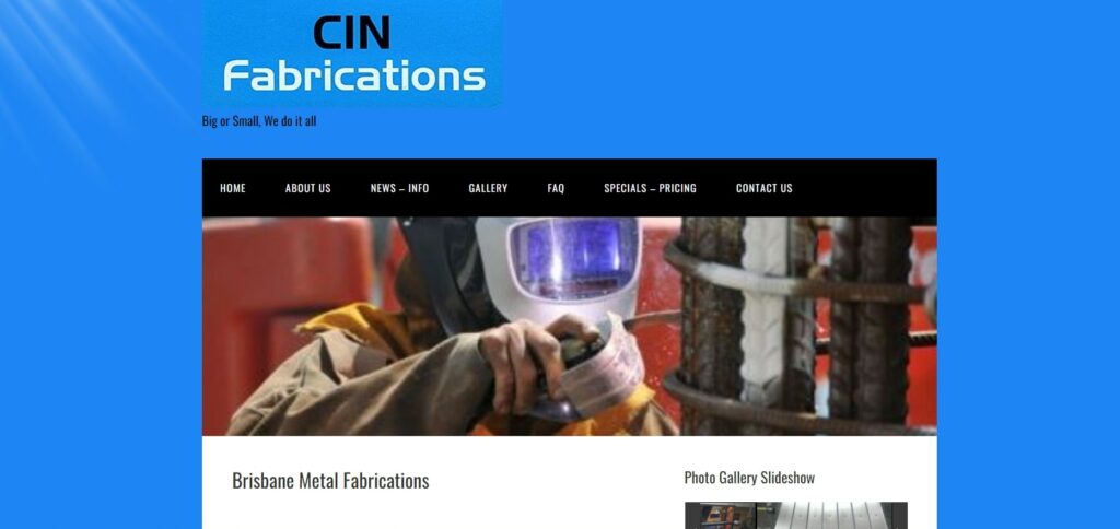 CIN Fabrications's Homepage