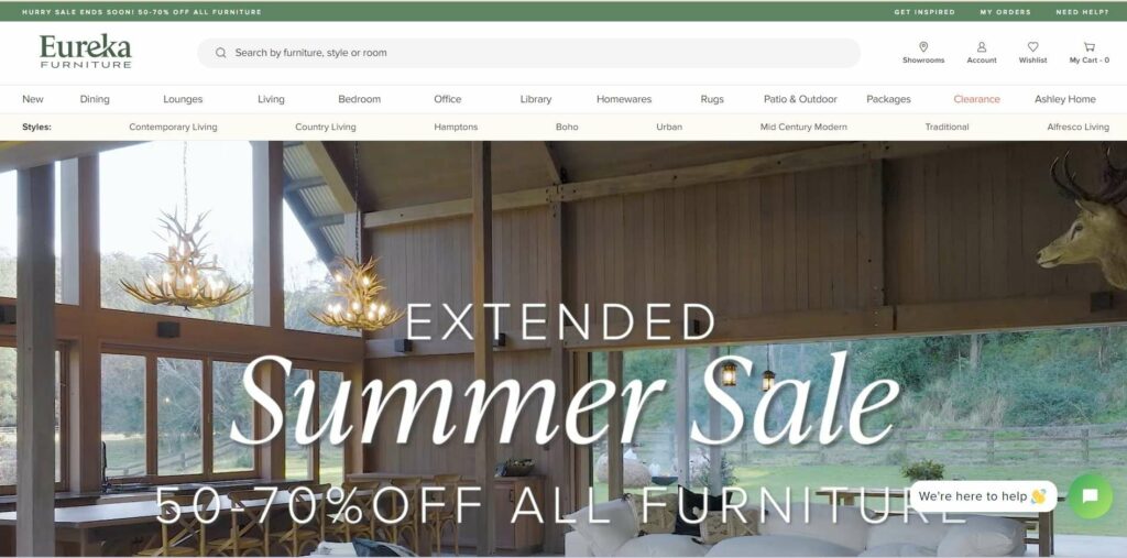 Eureka Furniture's Homepage