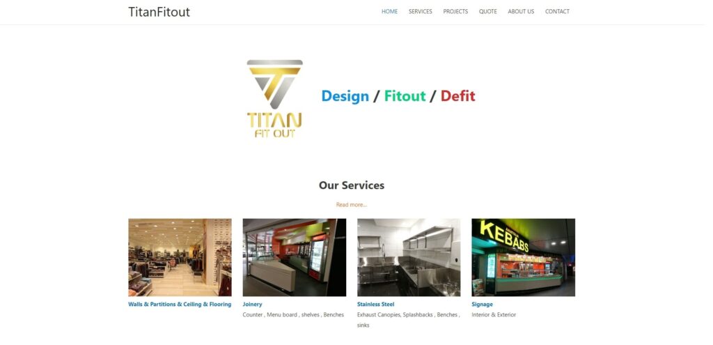 Titan Fitout's Homepage
