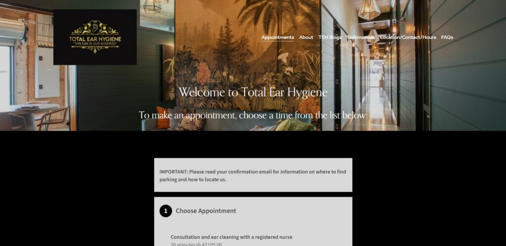 Total Ear Hygiene's Homepage