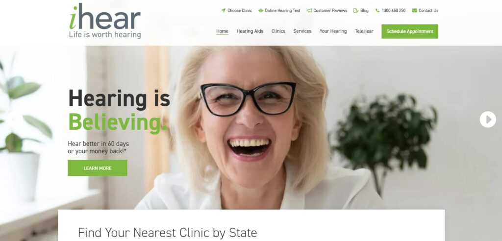 iHear's Homepage