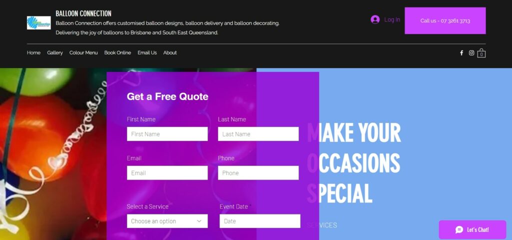 Balloon Connection's Homepage