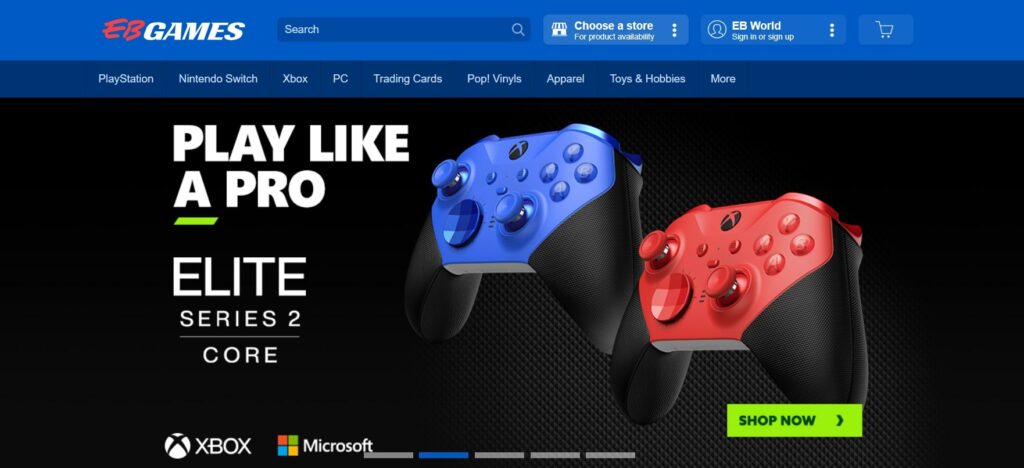 EB Games's Homepage