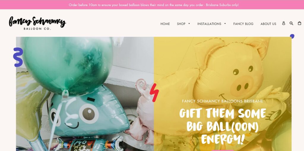 Fancy Schmancy Balloon Co.'s Homepage