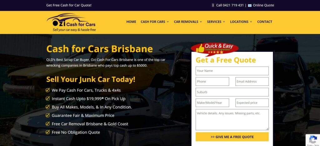 Ozi Cash for Cars's Homepage