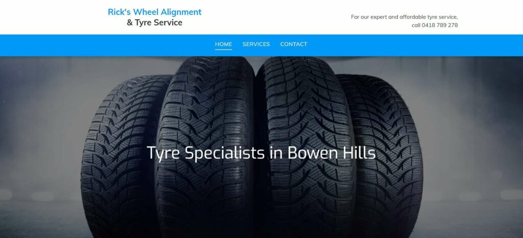Rick's Wheel Alignment & Tyre Service's Homepage
