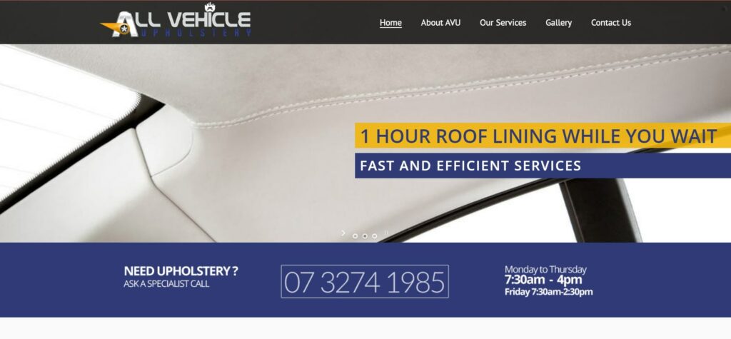 2. All Vehicle Upholstery